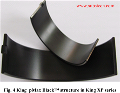 King XP bearings with pMax Black™ overlay